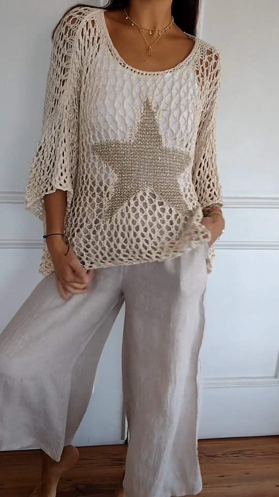 Stella - Weißes Set mit Stern