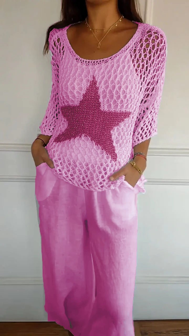 Stella - Weißes Set mit Stern