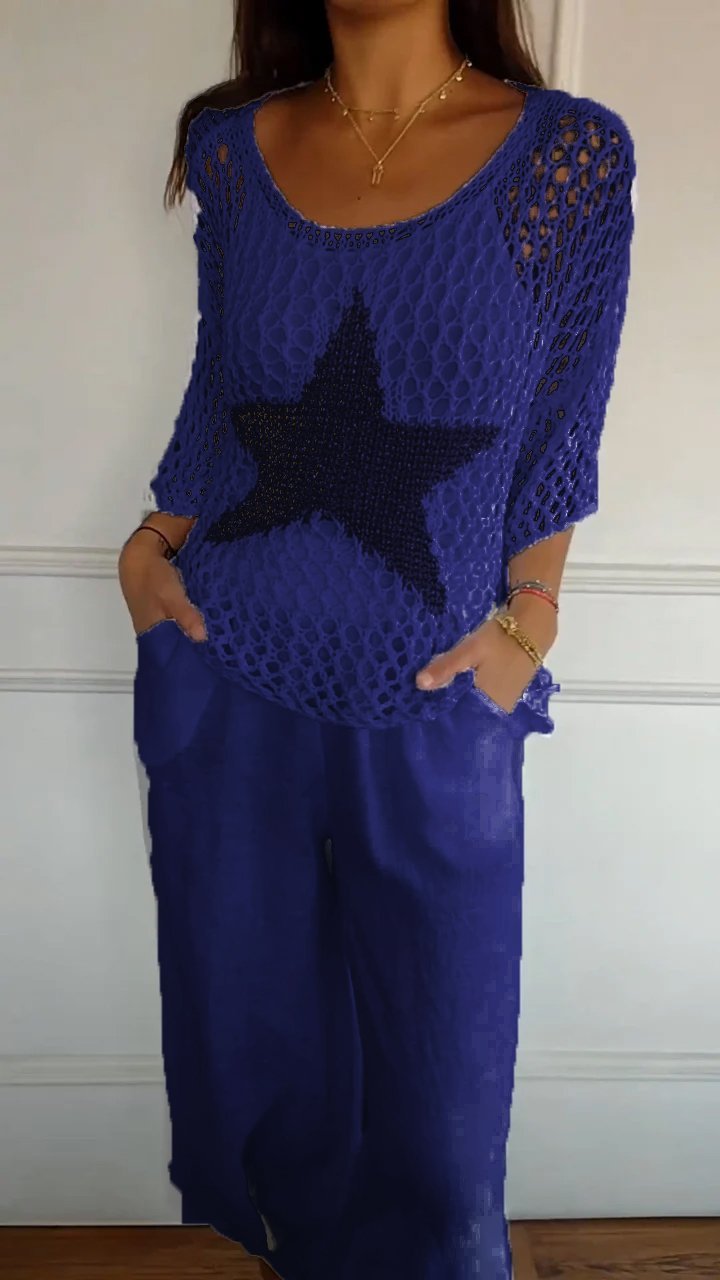 Stella - Weißes Set mit Stern