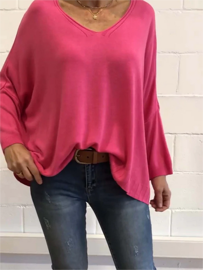 Sophie’s Rosa Stricktop: Lebendiges Rosa für den Alltag