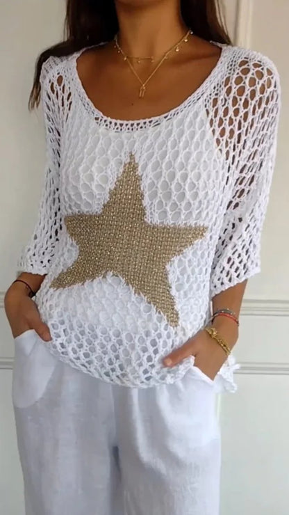 Stella - Weißes Set mit Stern