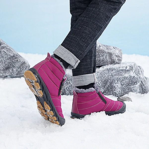 Frostpeak – wasserdichte winterstiefel mit warmem futter