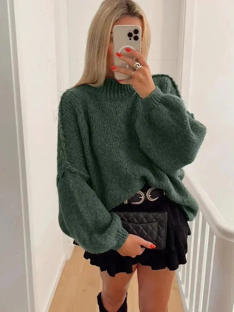 Jana gemütlicher oversize herbstpullover – warm & lässig