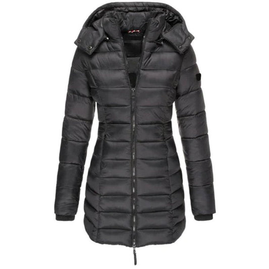 Elegante Steppjacke Schwarz – Lina
