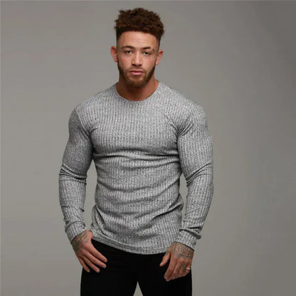 Herren-strickpullover in schmaler passform – herren