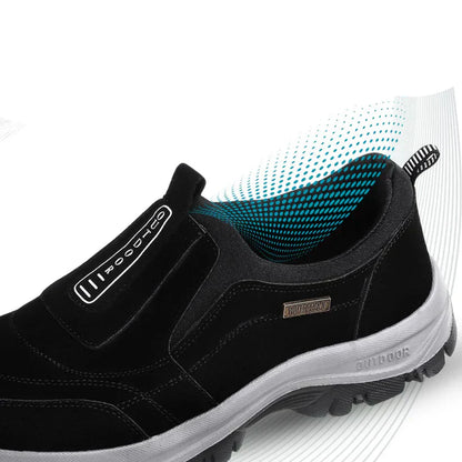 Torben – outdoor slip-on schuhe aus wildleder mit gummisohle