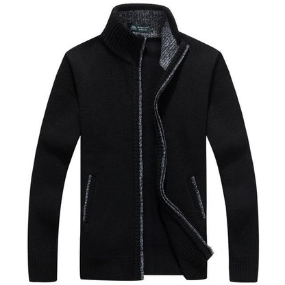Iker herren-strickjacke mit fleecefutter – herren