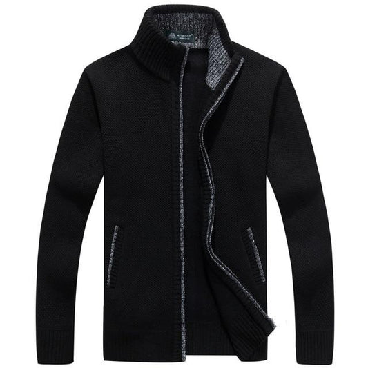 Iker herren-strickjacke mit fleecefutter – herren