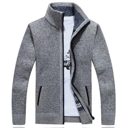 Iker herren-strickjacke mit fleecefutter – herren