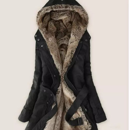 Wintermantel Schwarz – Elise