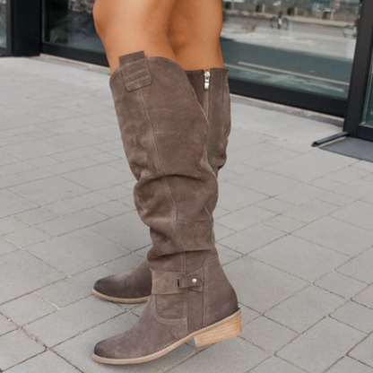 Braune stiefel - clara