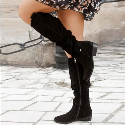 Braune stiefel - clara