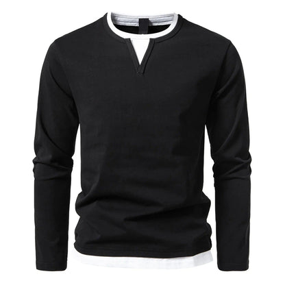 Langarm Pullover Grau - Julian
