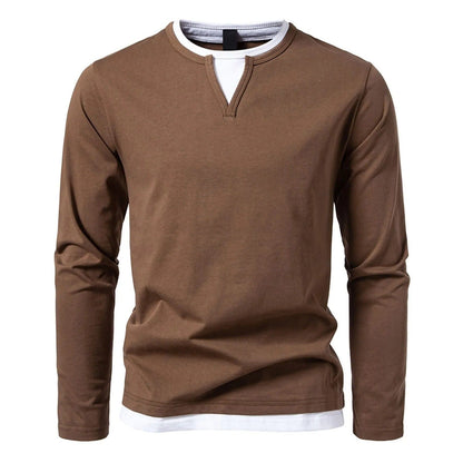 Langarm Pullover Grau - Julian