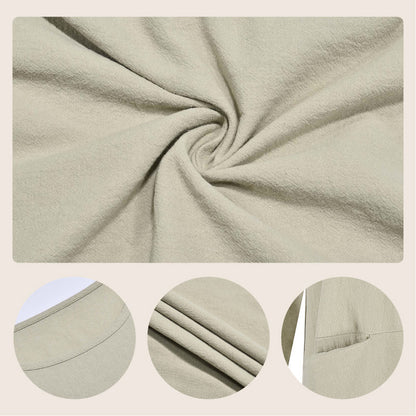 Schwarze Lockere Tunika mit 3/4-Ärmeln - Clara