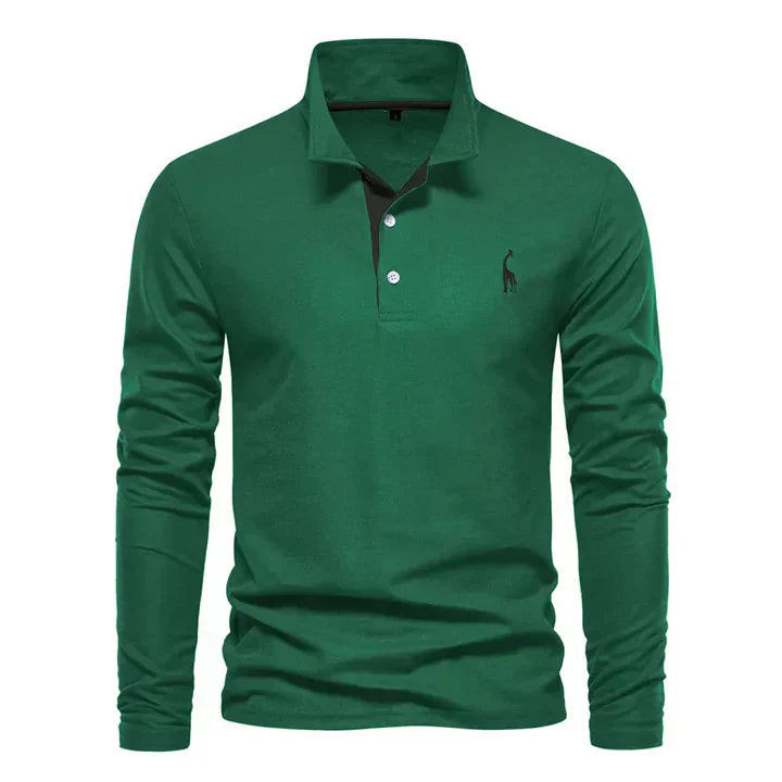 Langarm-poloshirt – herren