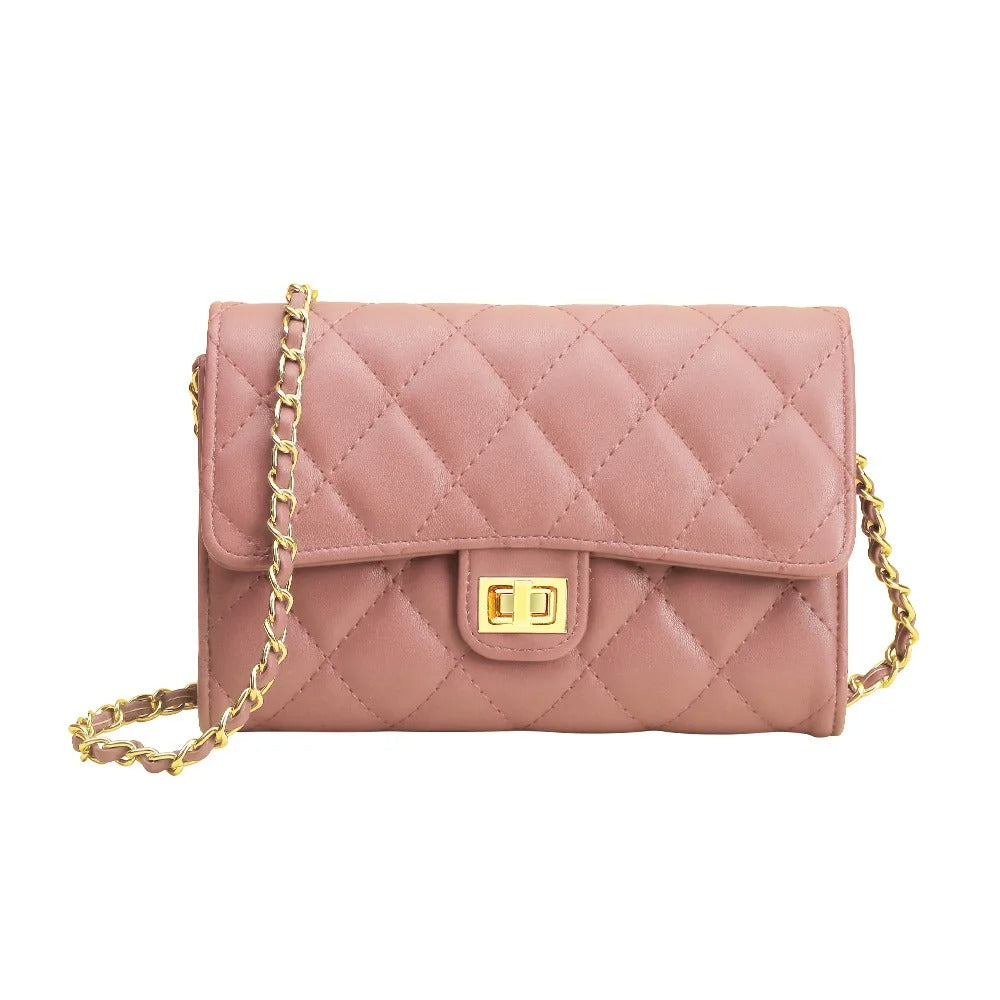 Weiße Stepp-Handtasche – Juliette