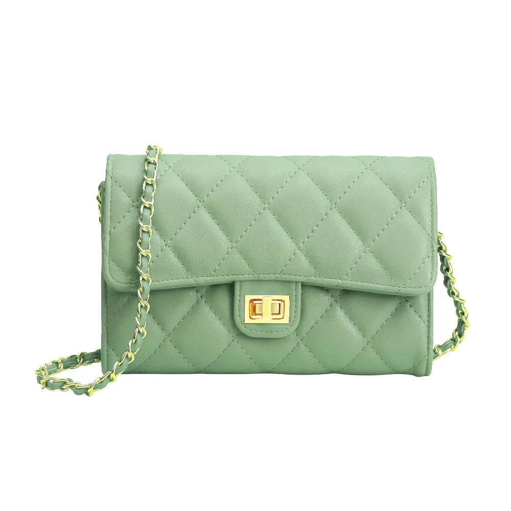 Weiße Stepp-Handtasche – Juliette