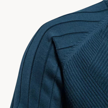 Warme und lässige strickjacke mit reißverschluss für herren – herren