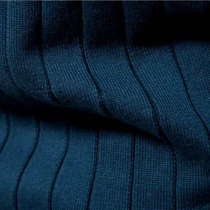 Warme und lässige strickjacke mit reißverschluss für herren – herren