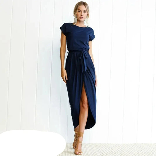 Marineblaues Sommerkleid - Lara