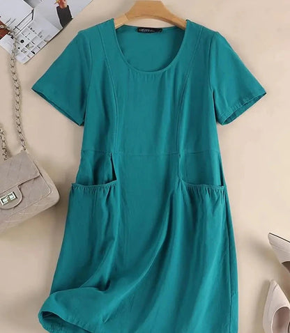 Gelbes Sommer-Midikleid - Lena