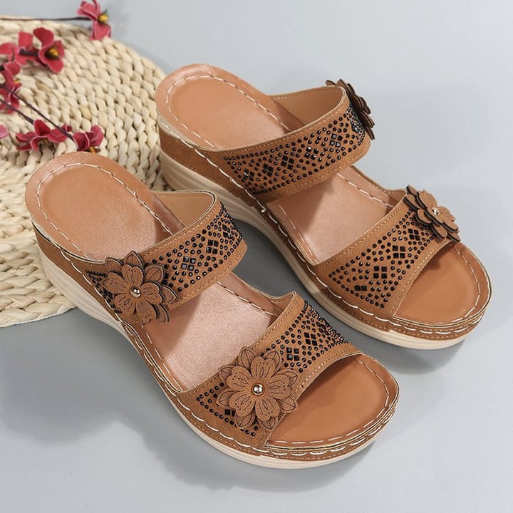 Atmungsaktive Blumen-Sandalen | Leicht & Bequem