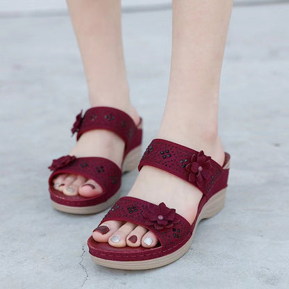 Atmungsaktive Blumen-Sandalen | Leicht & Bequem
