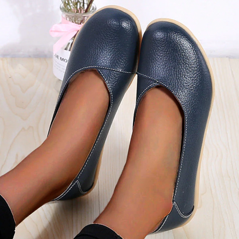 Bequeme Lederslipper | Flexibel & Stilvoll
