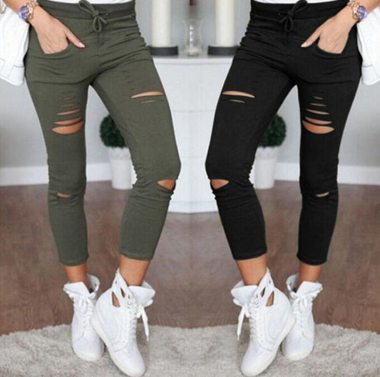 Trendy Ripped Joggers – Komfort trifft Style