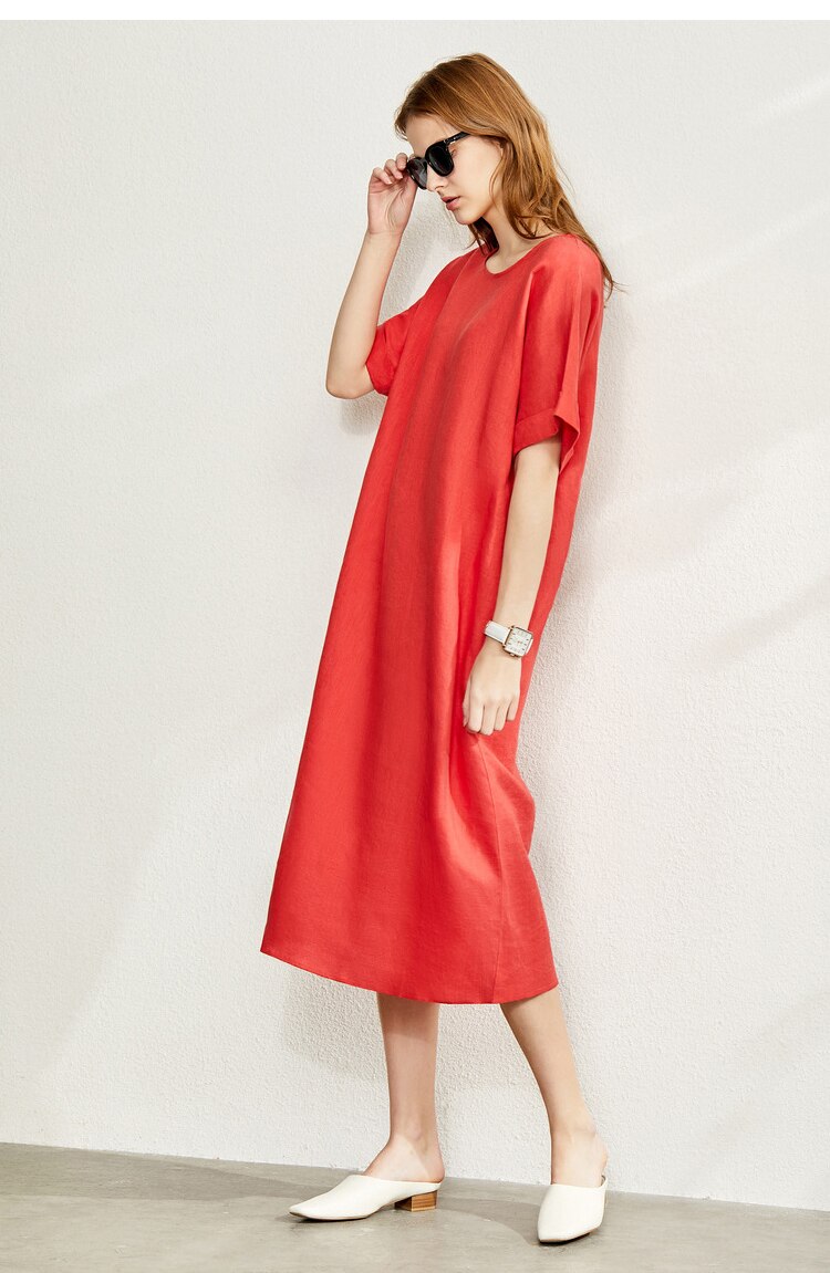 Charmantes Midikleid mit Gürtel – Klassisch & Komfortabel