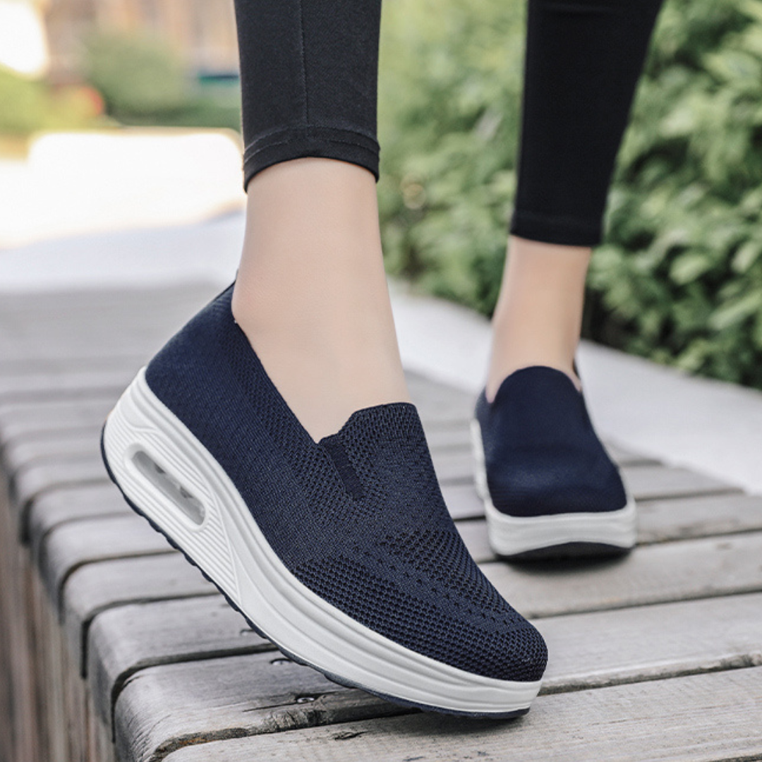 Leichtfüßige Eleganz: Slip-On-Atmungsaktive Sneaker