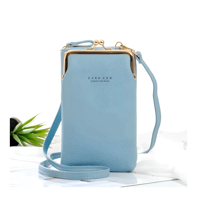 Elegante leder-schultertasche – kompakt & multifunktional